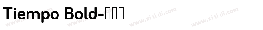 Tiempo Bold字体转换